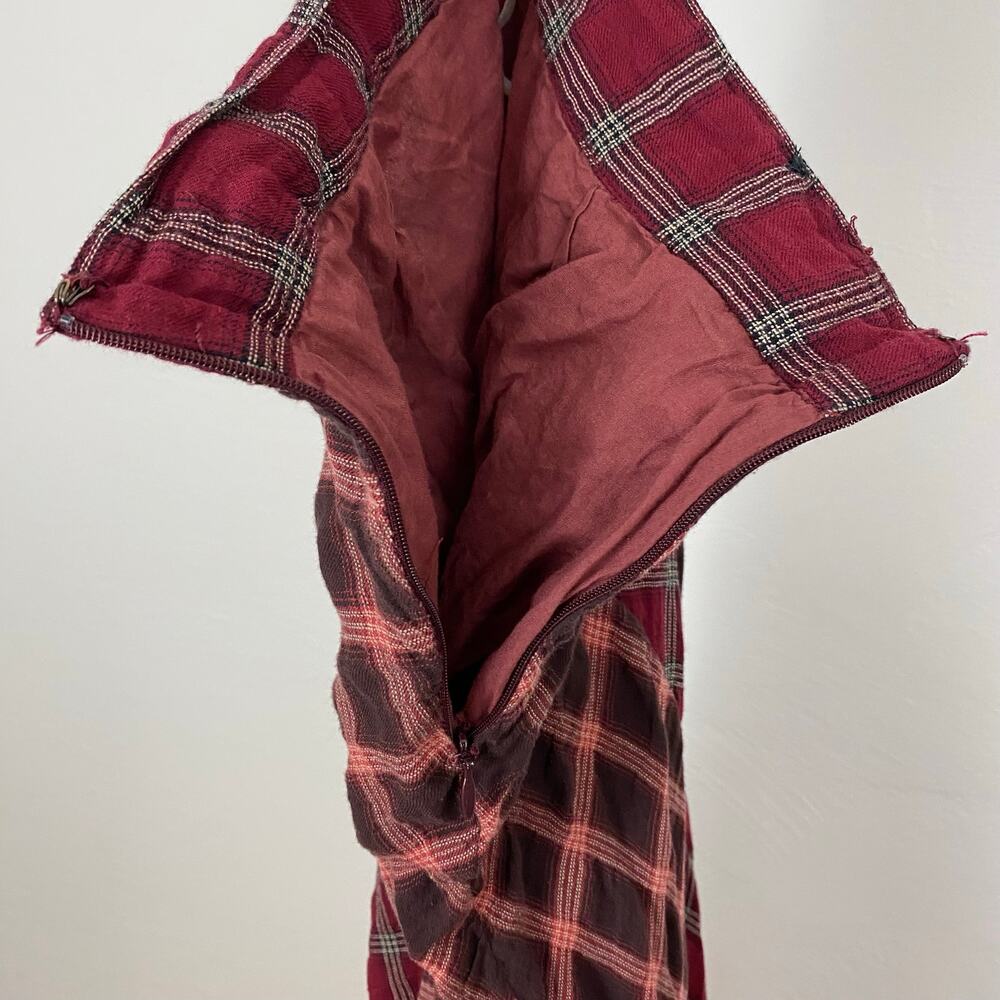 Free People Prairie Dreams Maxi Skirt - Wine Combo - Size 2 - Picture 10 of 11